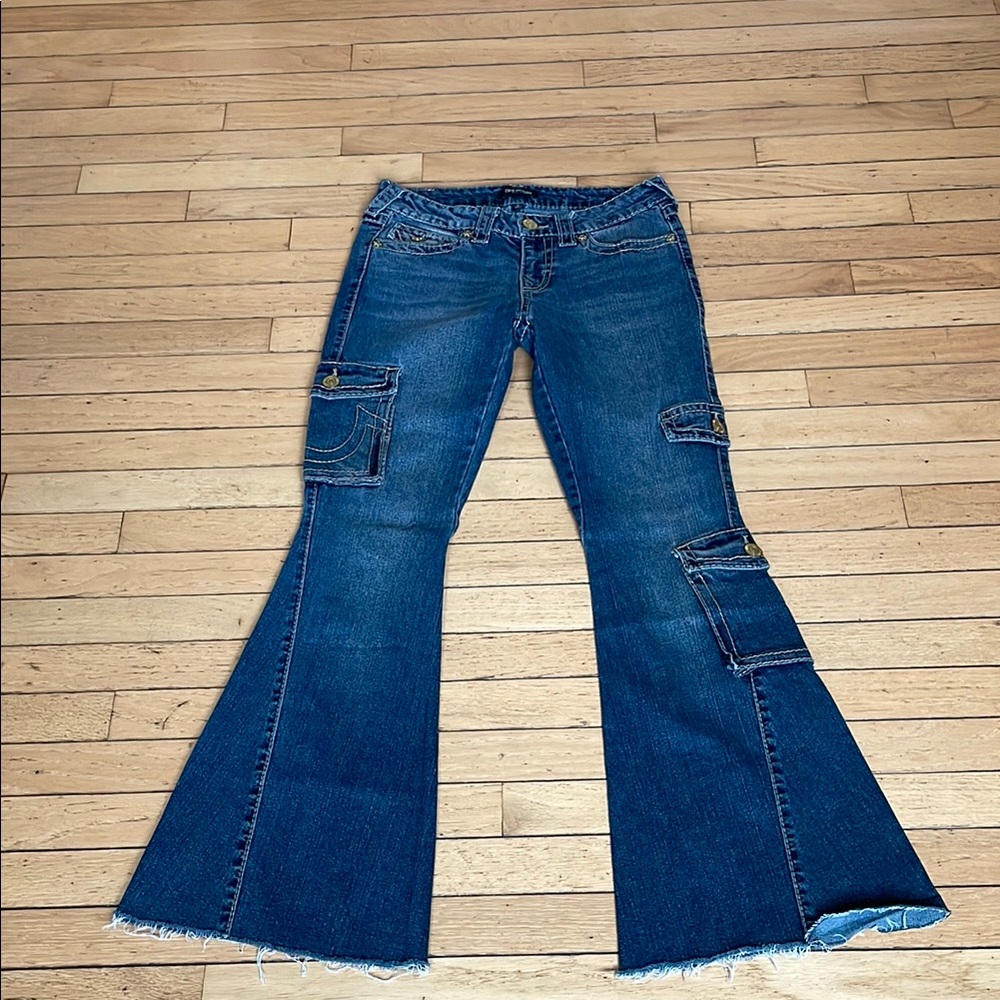 Women's Blue Flared Jeans